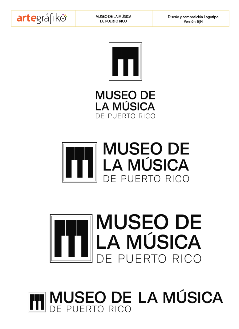 Composición de versiones del logo en PNG
